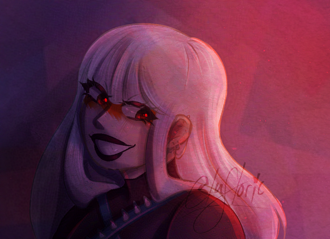 Harumi, from 2022. Digital illustration.