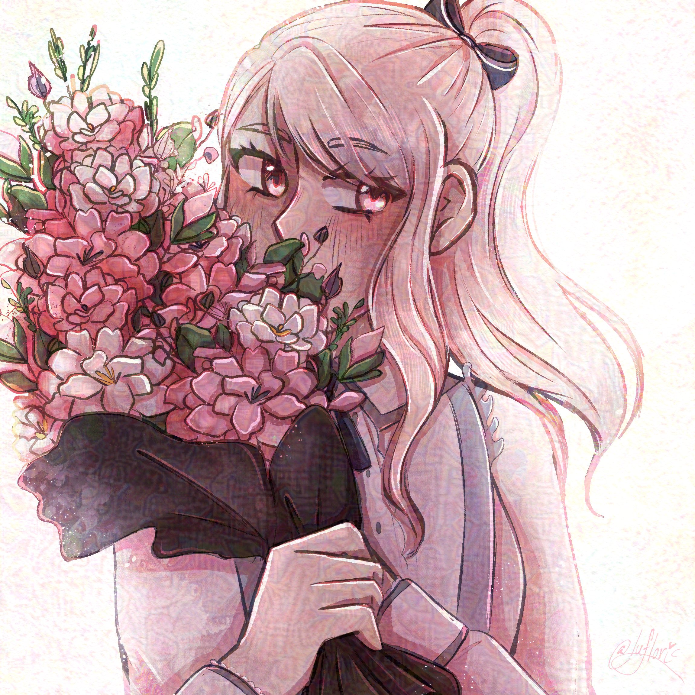 Mizuki Akiyama, from 2023. Digital illustration.